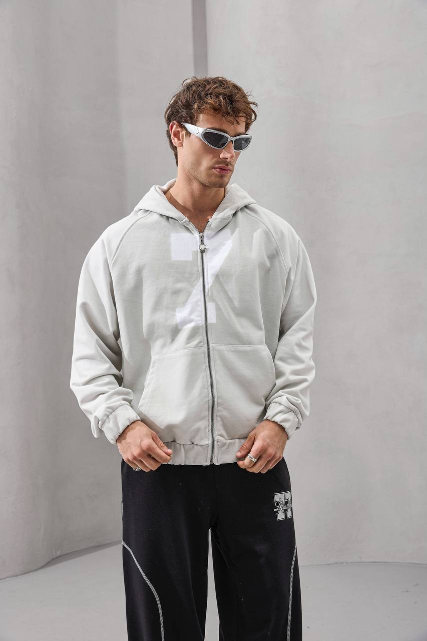 Men's Full-Zip Graphic Hoodie
