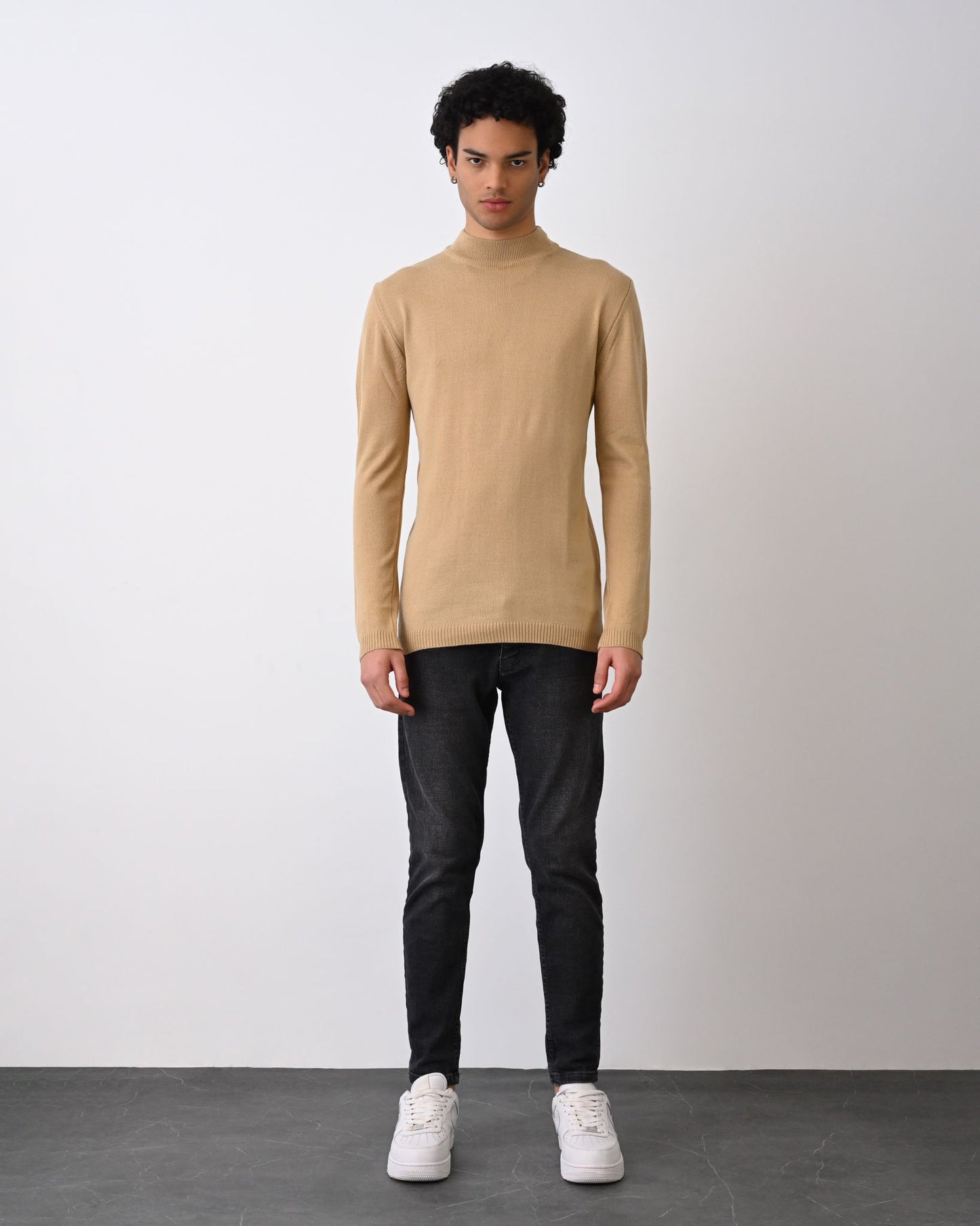 Turtleneck Knit Sweater