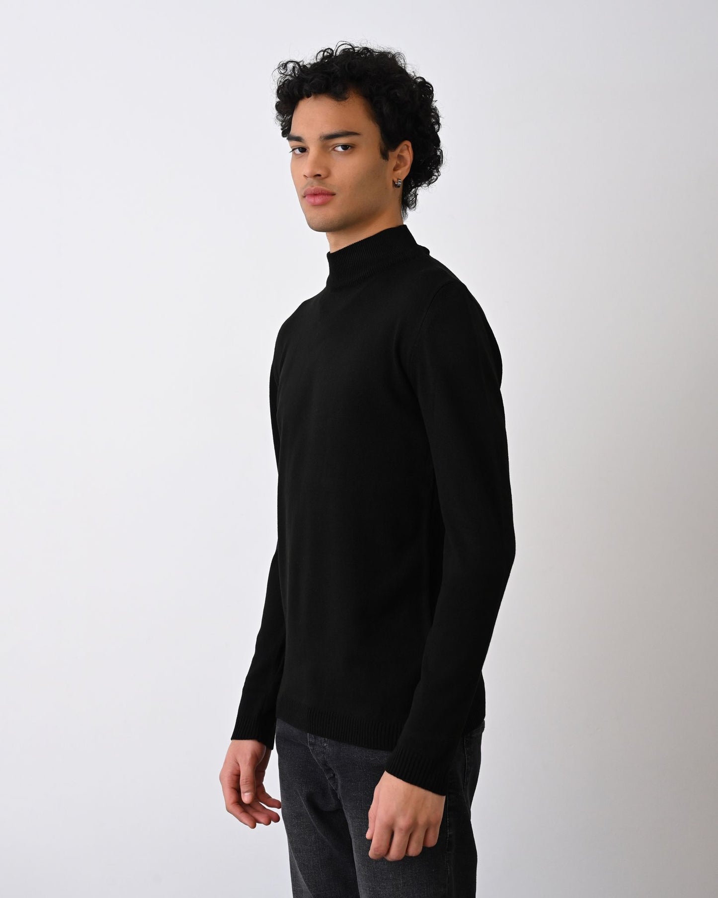 Turtleneck Knit Sweater