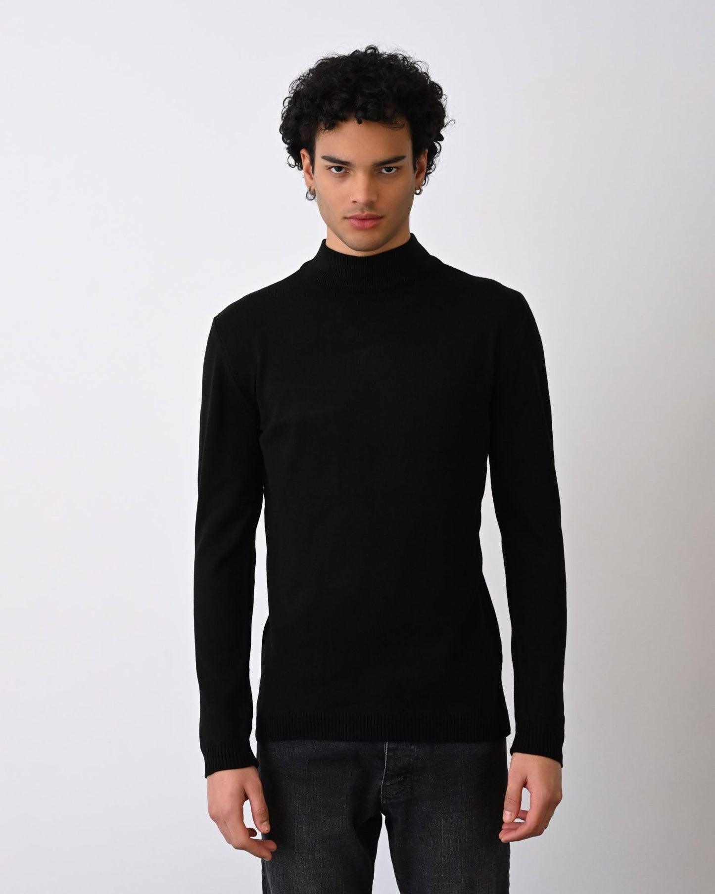 Turtleneck Knit Sweater