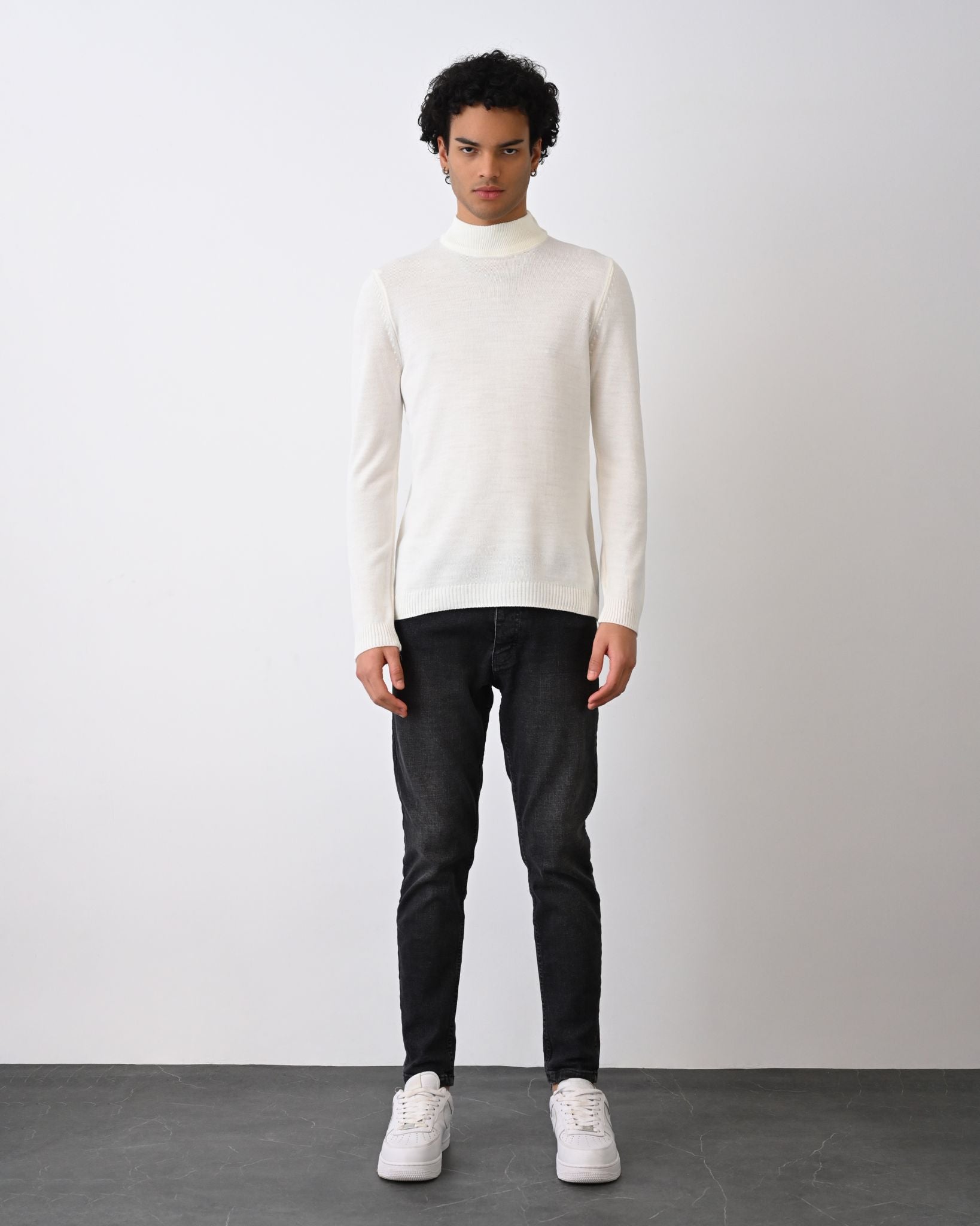 Turtleneck Knit Sweater