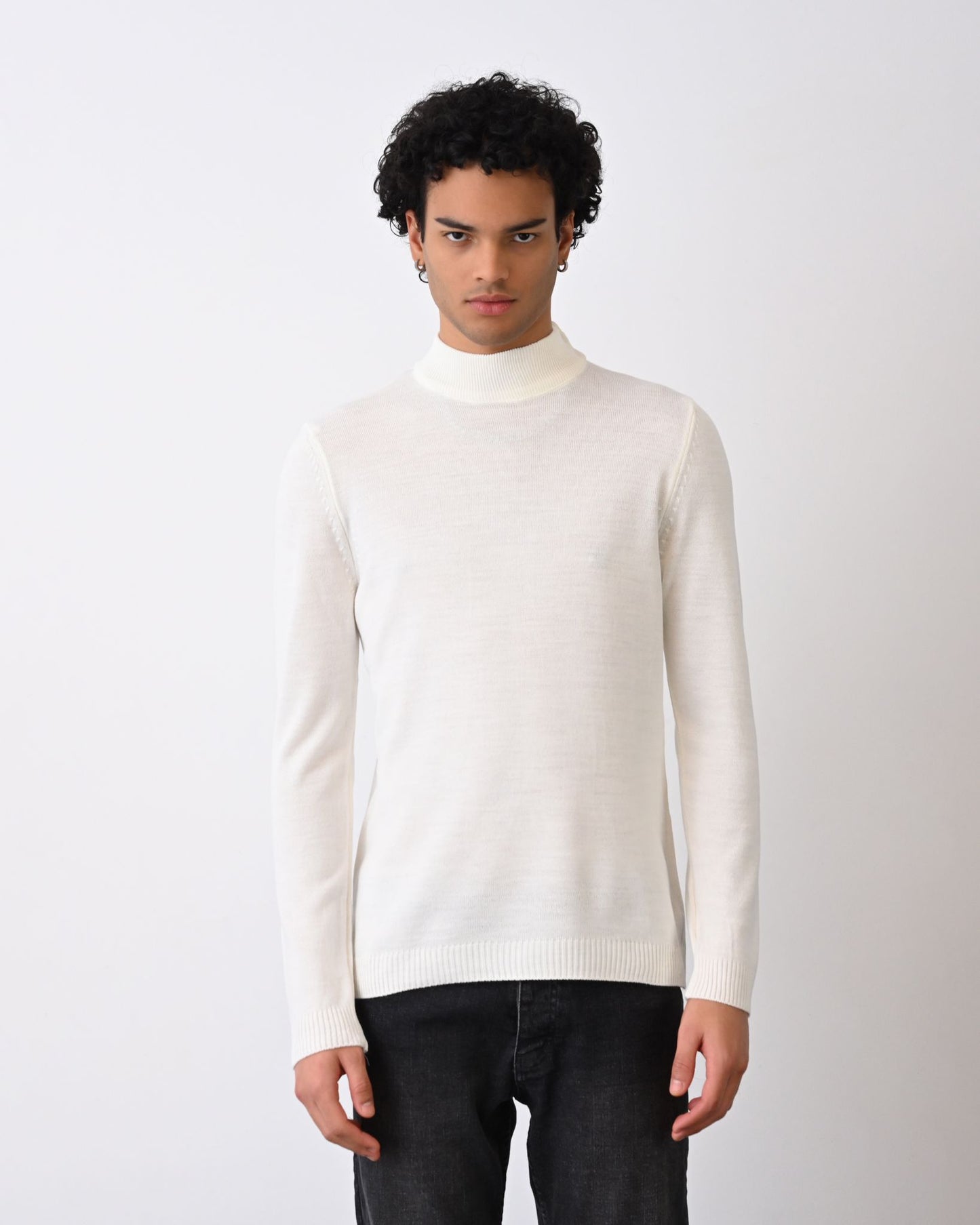 Turtleneck Knit Sweater