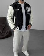 Men's Oversized Buttoned Pocket Sweatshirt