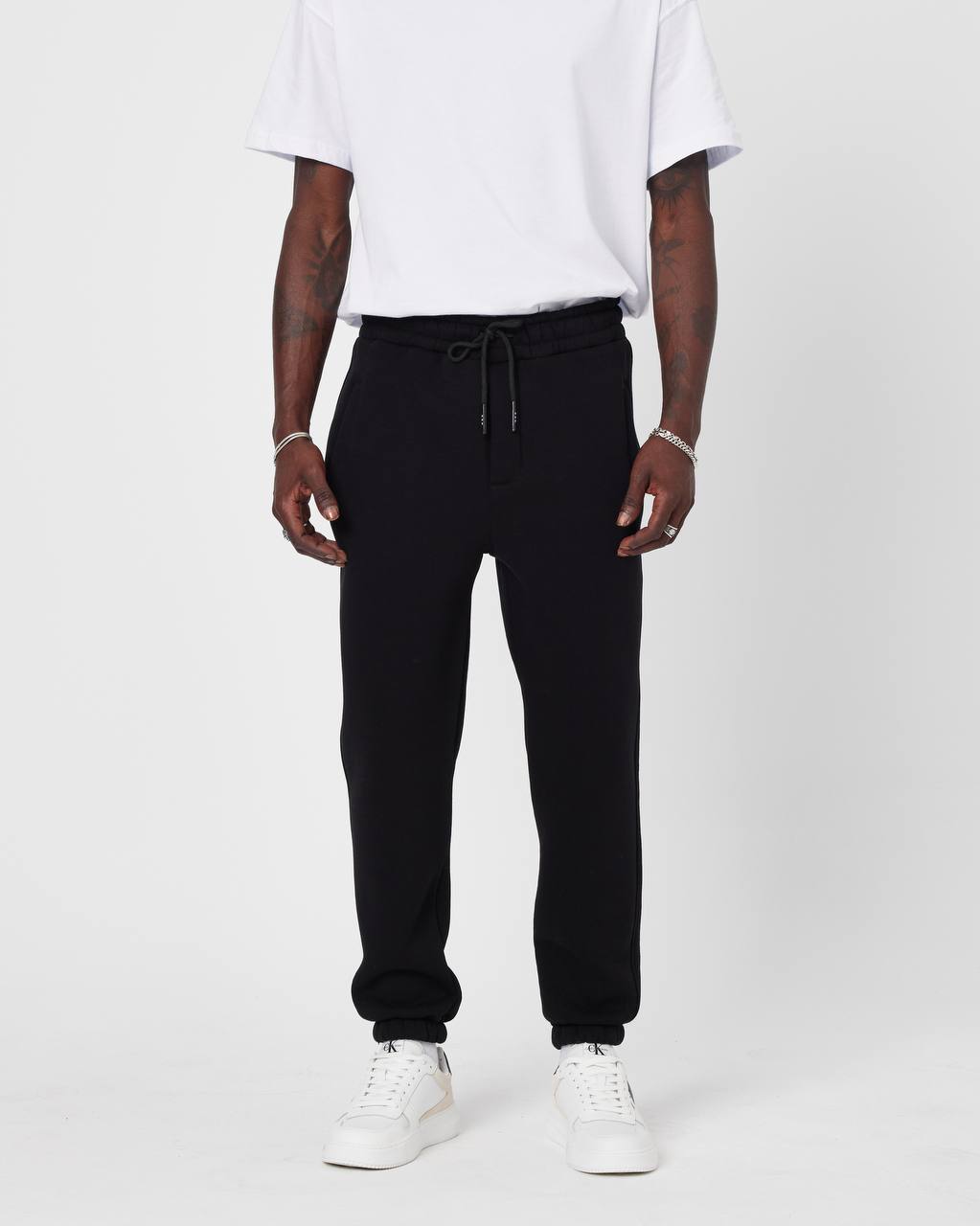 Men's Oversized Fleece-Lined Jogger Sweatpants