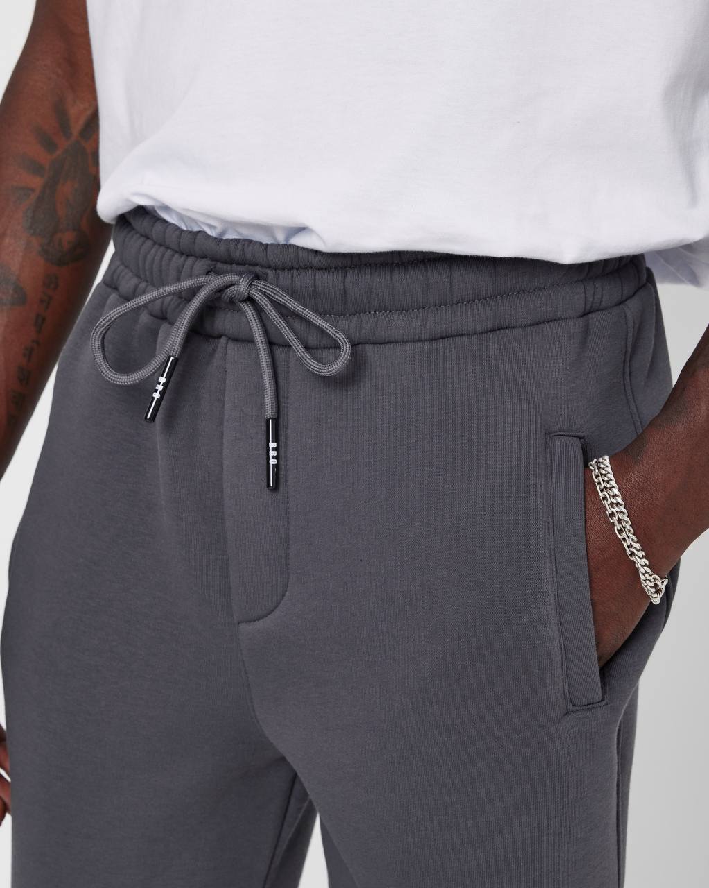 Men's Oversized Fleece-Lined Jogger Sweatpants