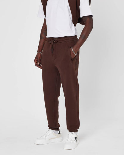 Men's Oversized Fleece-Lined Jogger Sweatpants