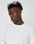 Men's Oversized Plain Knit Crew Neck Sweater - Casual Comfort