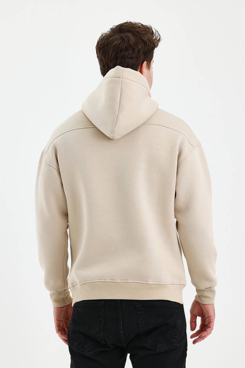 Men's Oversized Vintage Hooded Sweatshirt - Comfortable and Stylish Hoodie