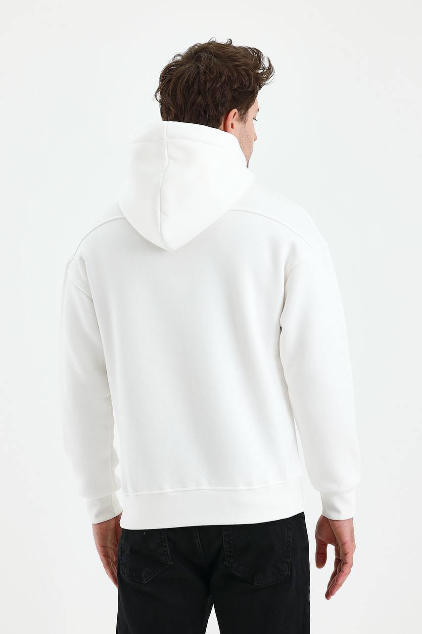 Men's Oversized Vintage Hooded Sweatshirt - Comfortable and Stylish Hoodie