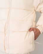 Men's Premium Puffer Jacket with High Collar and Utility Pockets