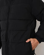 Men's Premium Puffer Jacket with High Collar and Utility Pockets
