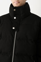 Black Quilted Winter Coat