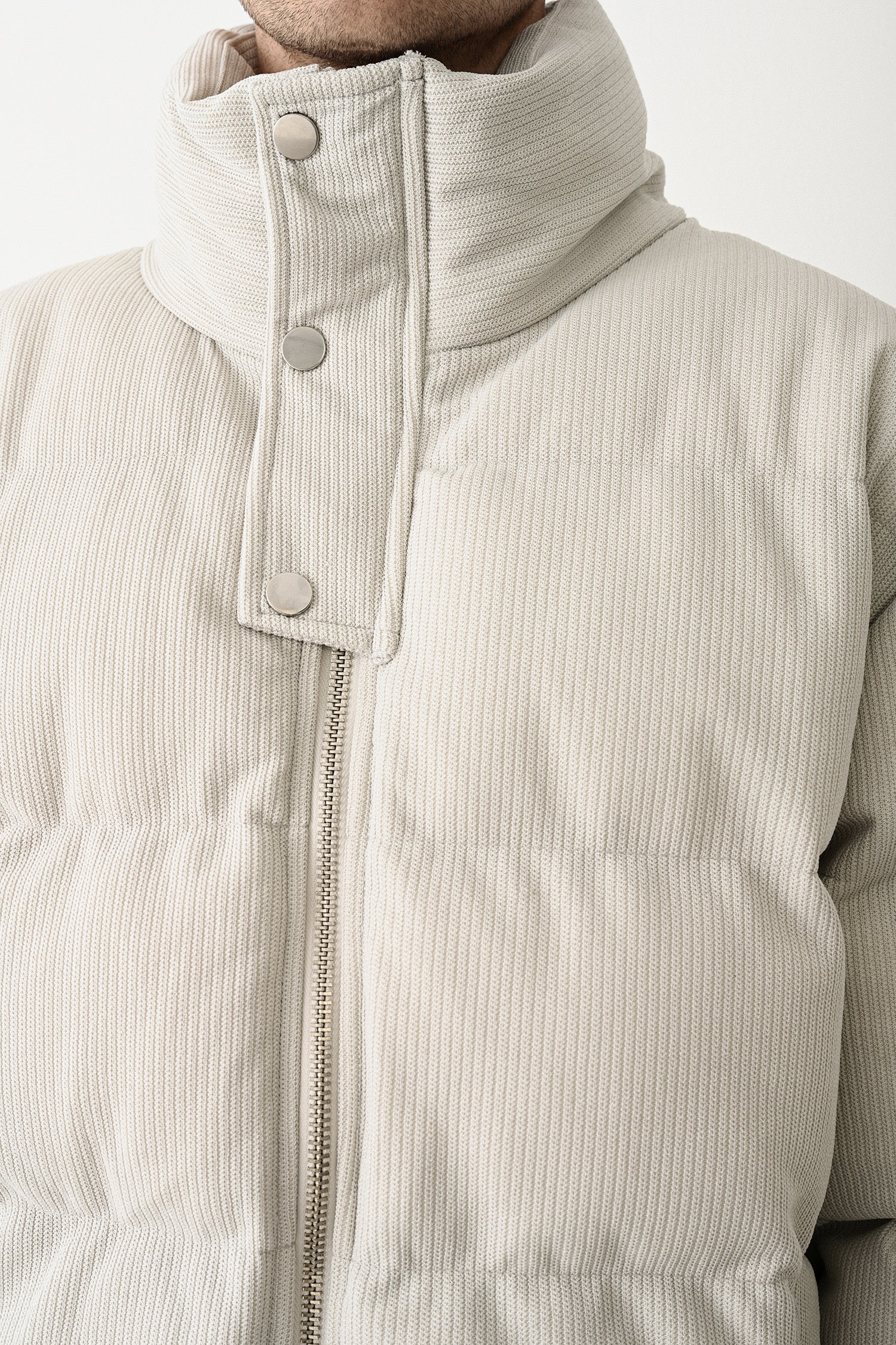 Black Quilted Winter Coat