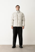 Black Quilted Winter Coat