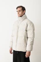 Black Quilted Winter Coat