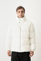 Black Quilted Winter Coat