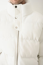 Black Quilted Winter Coat