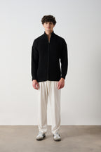 Men's Zippered Thessaloniki Knit Cardigan
