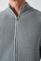 Men's Zippered Thessaloniki Knit Cardigan