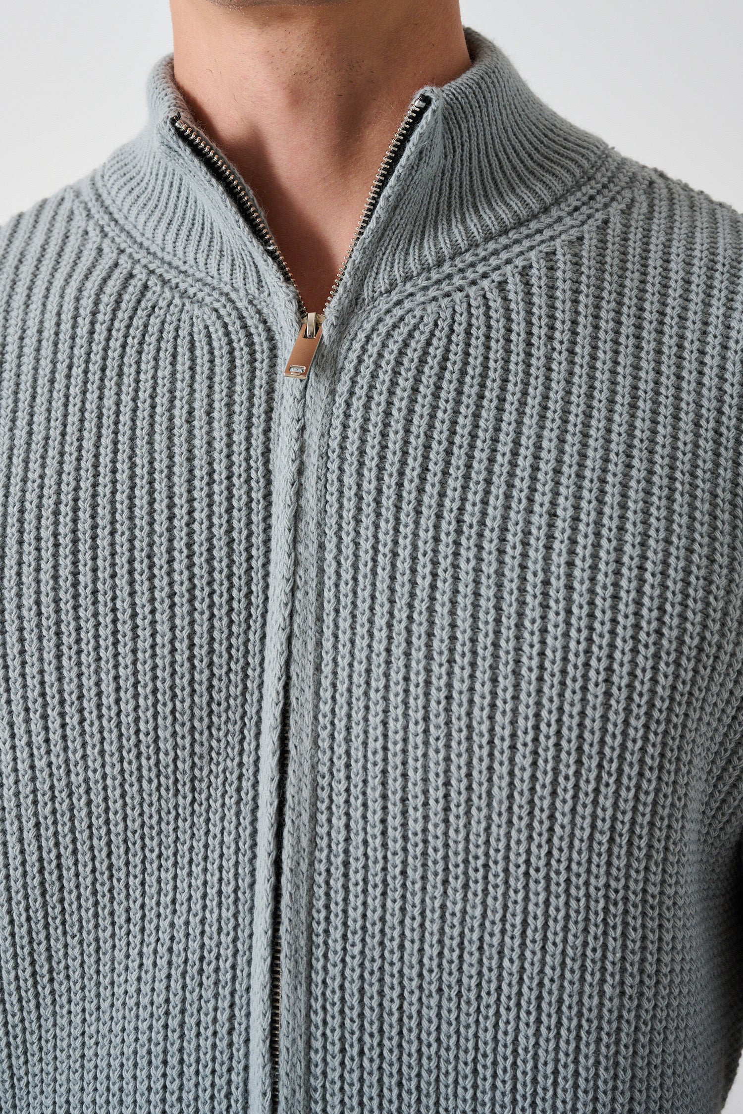 Men's Zippered Thessaloniki Knit Cardigan
