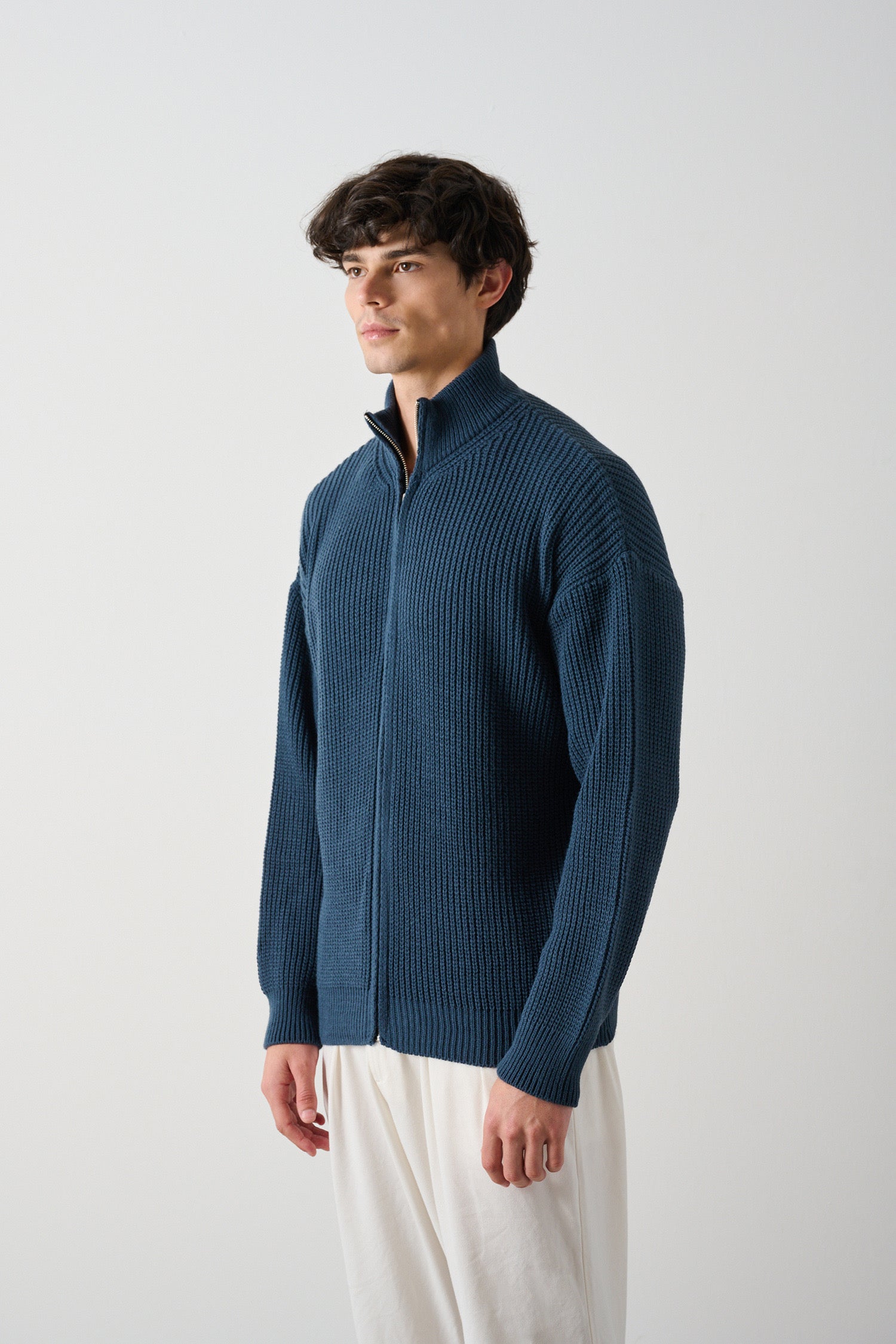 Men's Zippered Thessaloniki Knit Cardigan