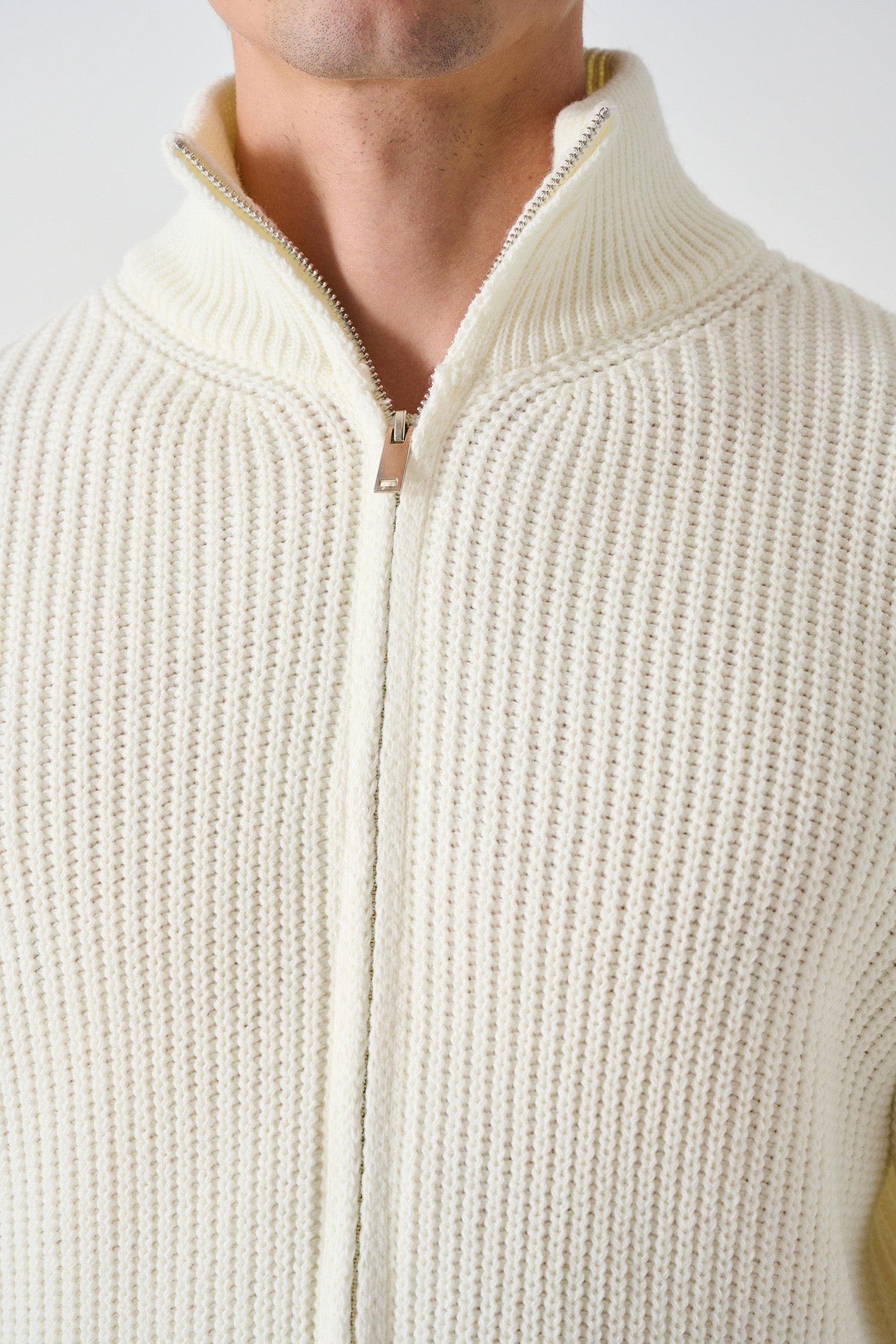 Men's Zippered Thessaloniki Knit Cardigan