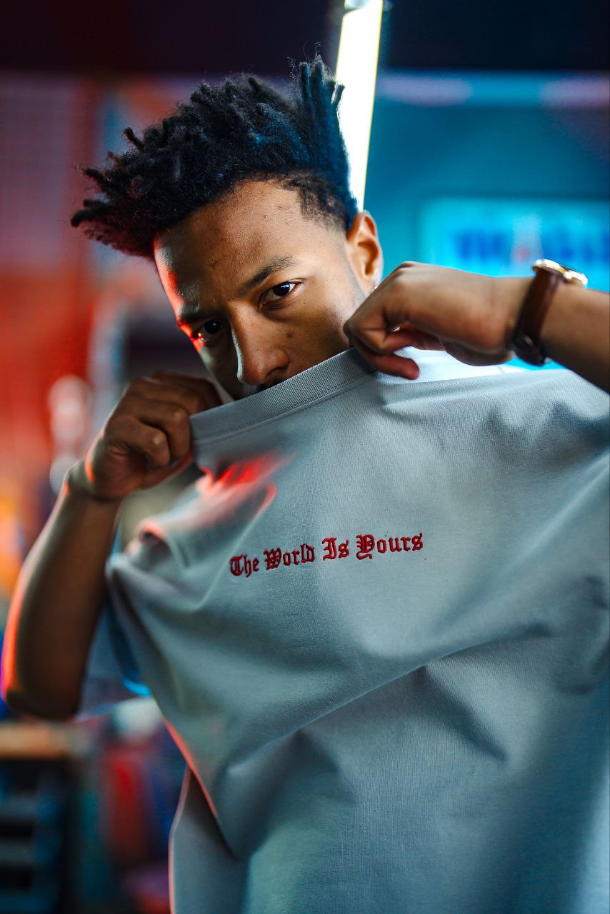 Micibill T-Shirt - "The World Is Yours" Graphic Tee