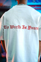 Micibill T-Shirt - "The World Is Yours" Graphic Tee