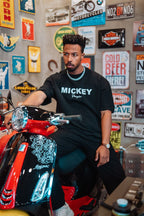 Mickey Mouse Don't Touch Me Graphic Cotton Tee