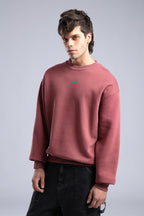 Minimalist Oversized Crewneck Sweatshirt - CATCH Logo Pullover