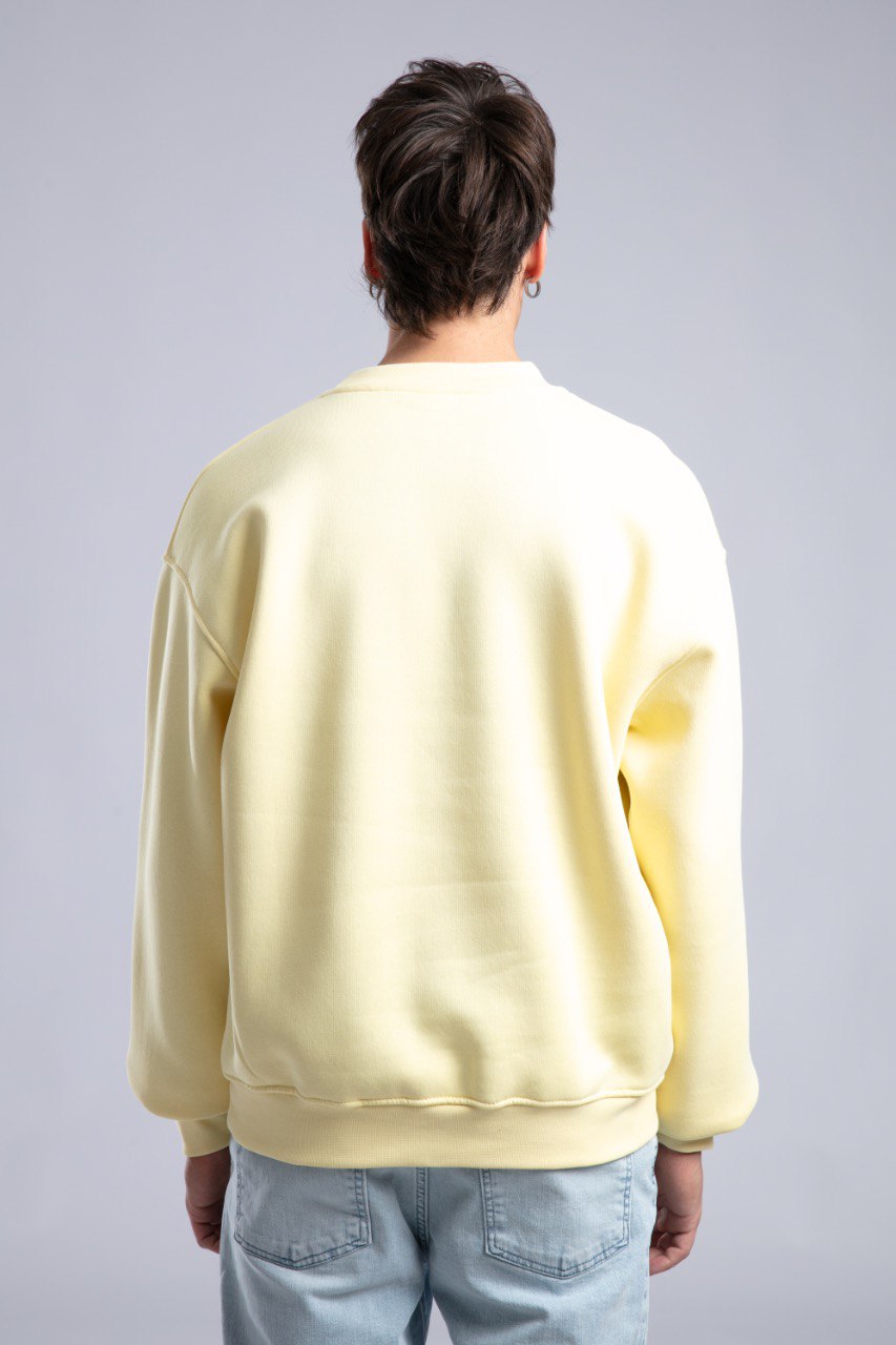 Minimalist Oversized Crewneck Sweatshirt - CATCH Logo Pullover