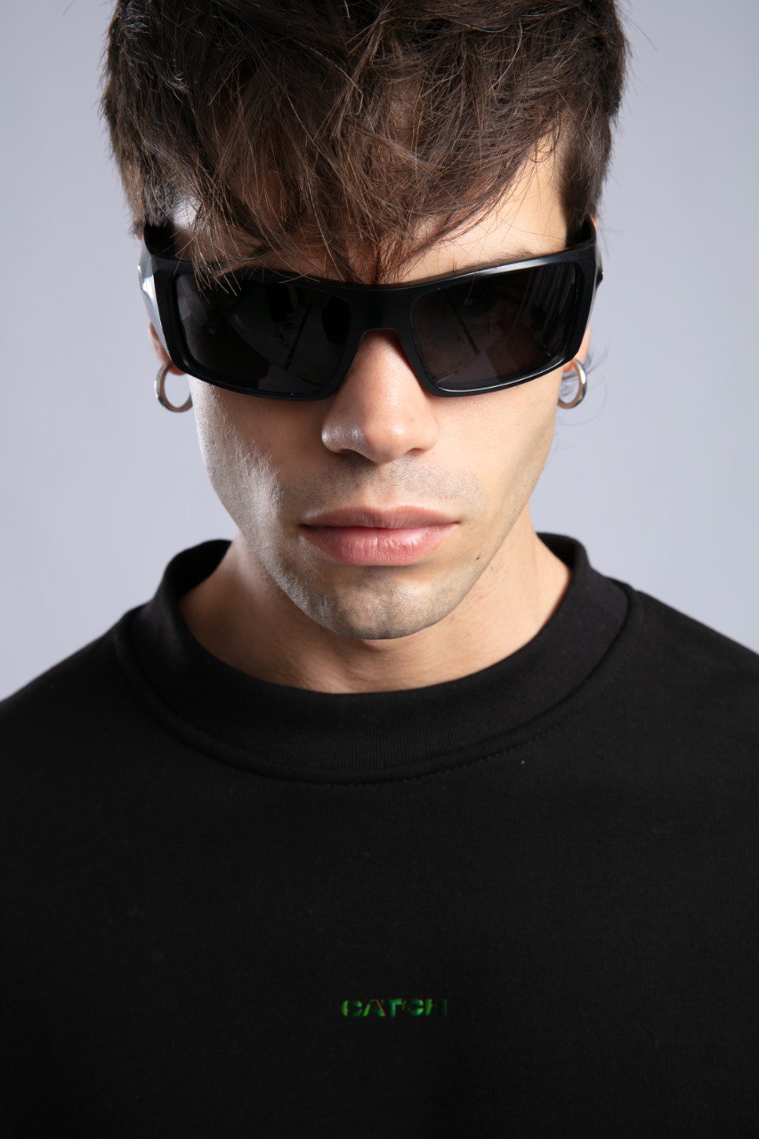 Minimalist Oversized Crewneck Sweatshirt - CATCH Logo Pullover