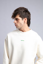 Minimalist Oversized Crewneck Sweatshirt - CATCH Logo Pullover