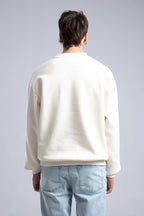 Minimalist Oversized Crewneck Sweatshirt - CATCH Logo Pullover