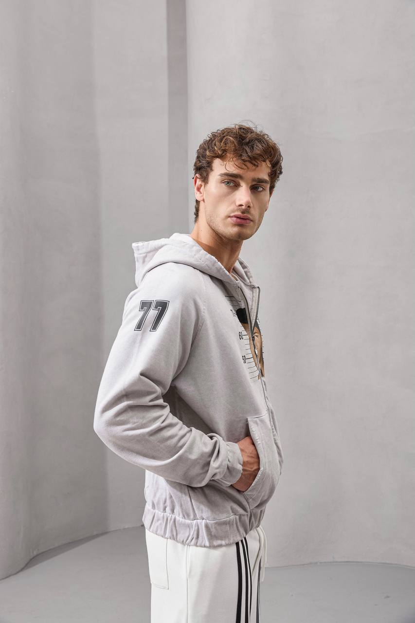 Mugshot 77 Full-Zip Graphic Hoodie