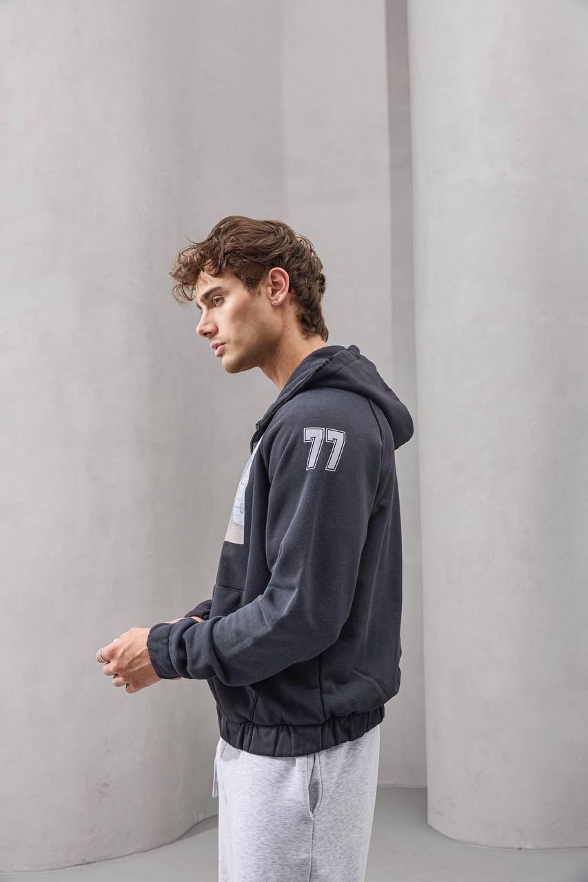 Mugshot 77 Full-Zip Graphic Hoodie
