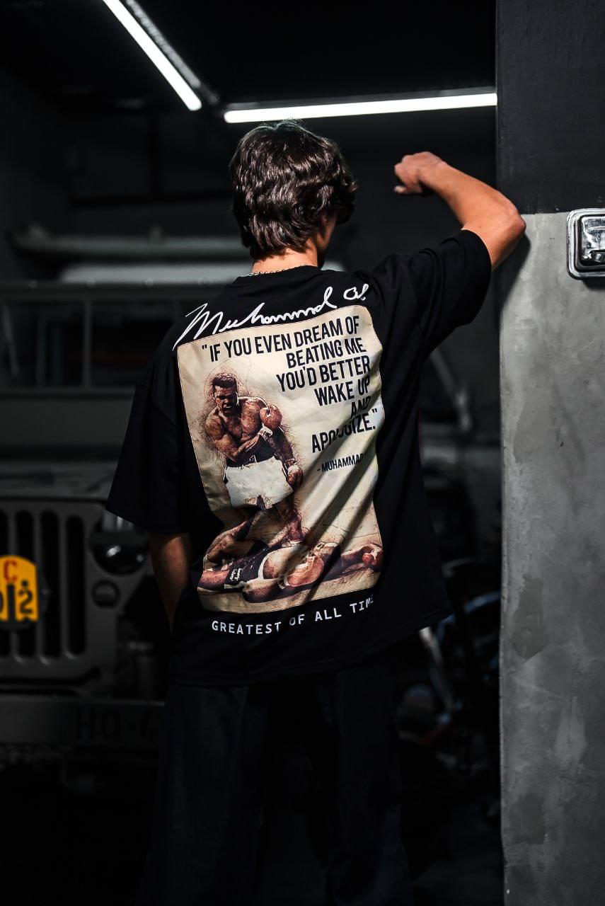 Muhammad Ali Graphic Cotton T-Shirt – Greatest of All Time.