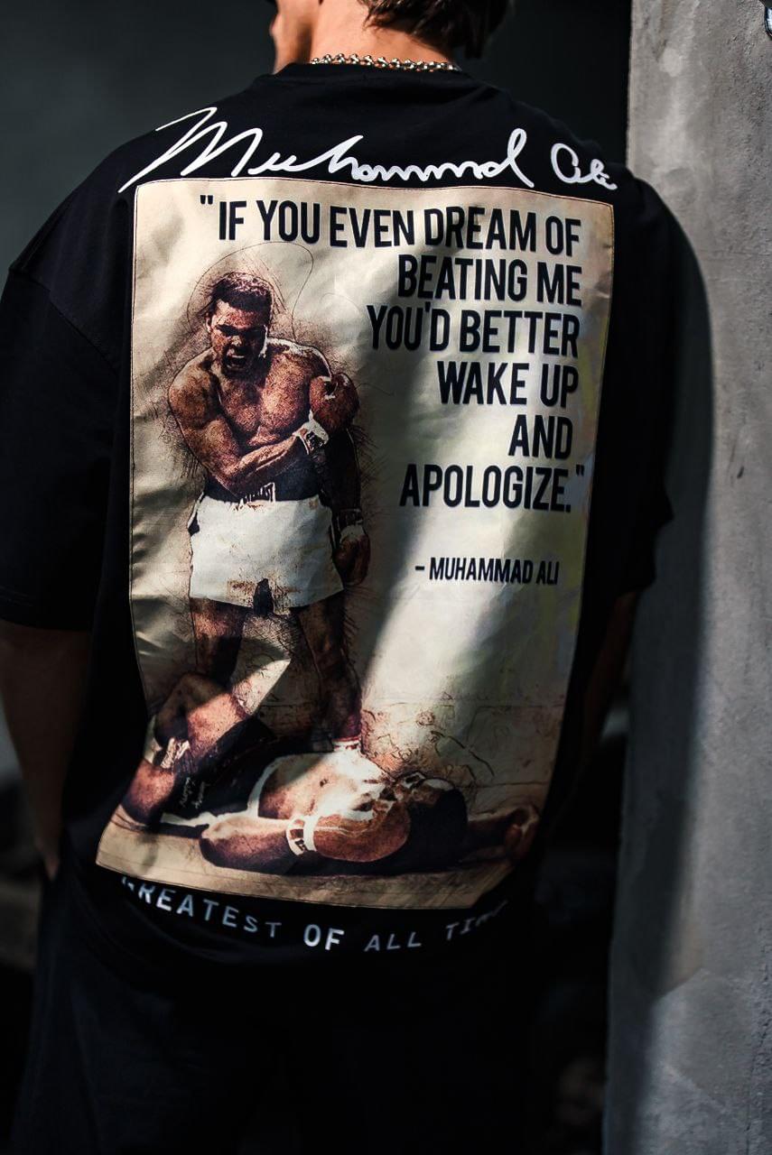 Muhammad Ali Graphic Cotton T-Shirt – Greatest of All Time.