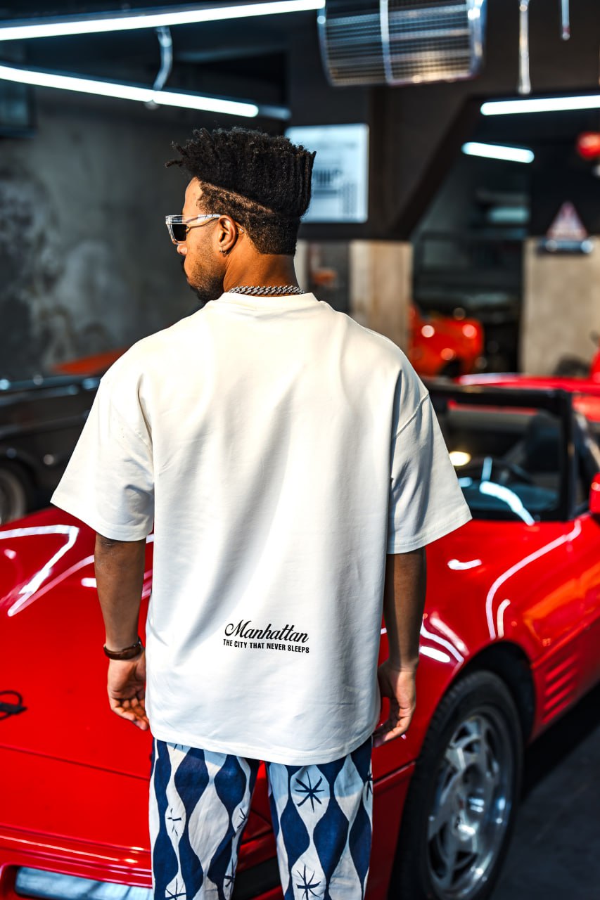 New York City Manhattan Tee – Oversized Cotton