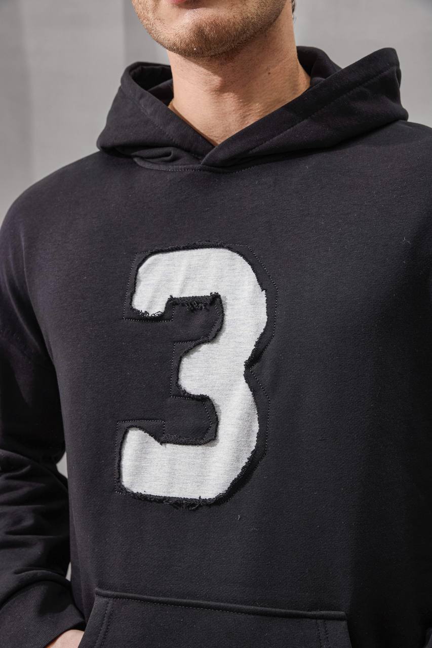 “Number 3” Oversized Hoodie