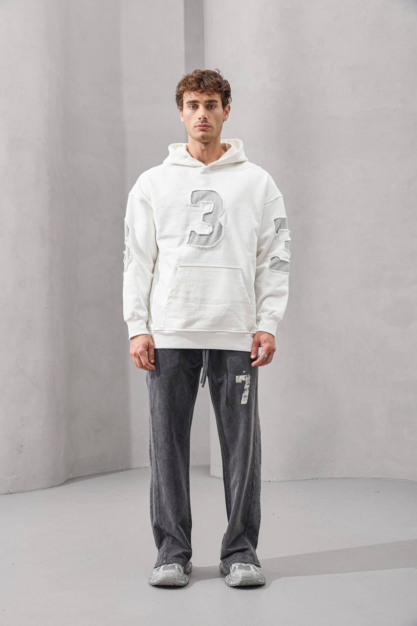 “Number 3” Oversized Hoodie