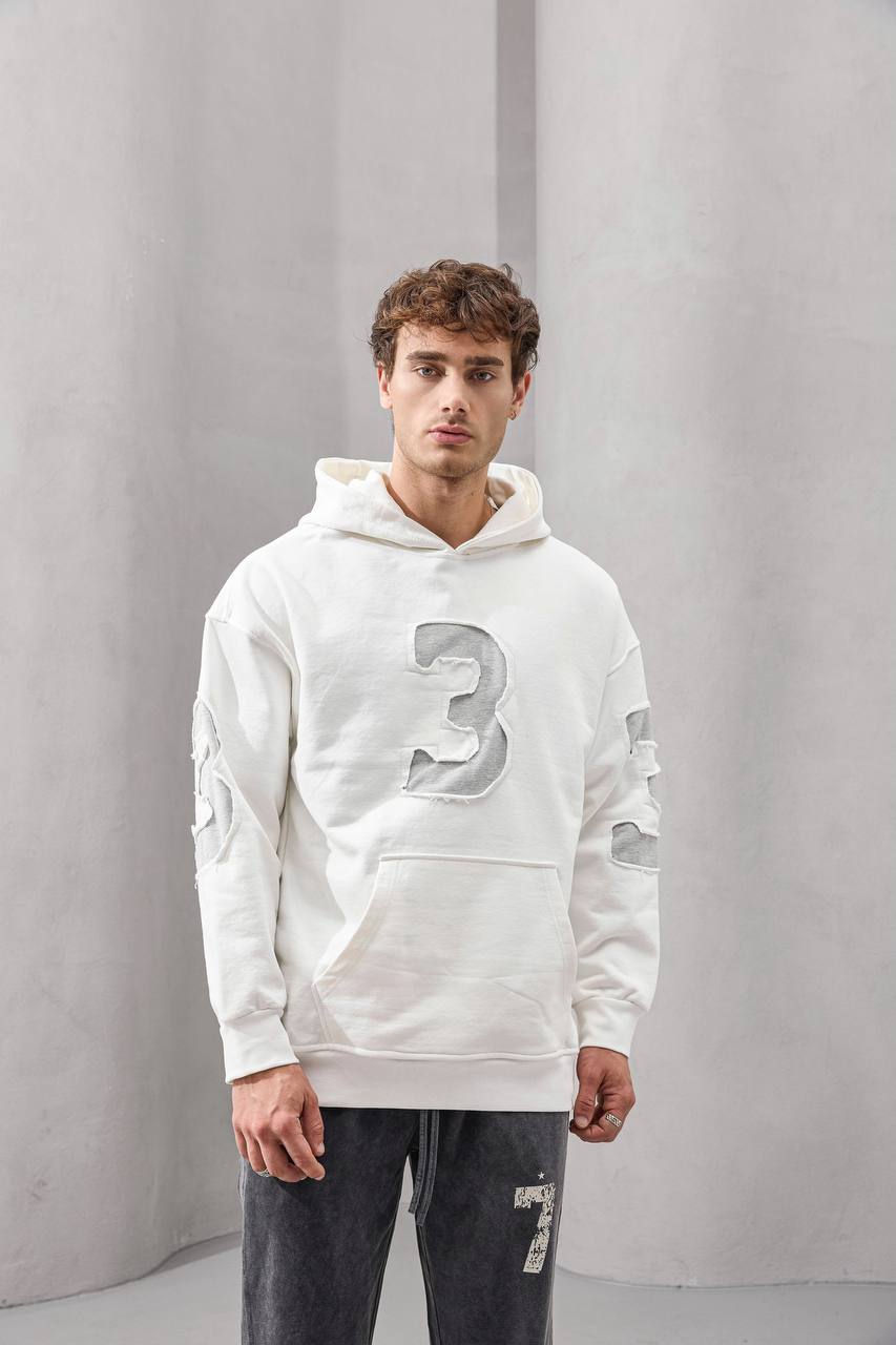 “Number 3” Oversized Hoodie