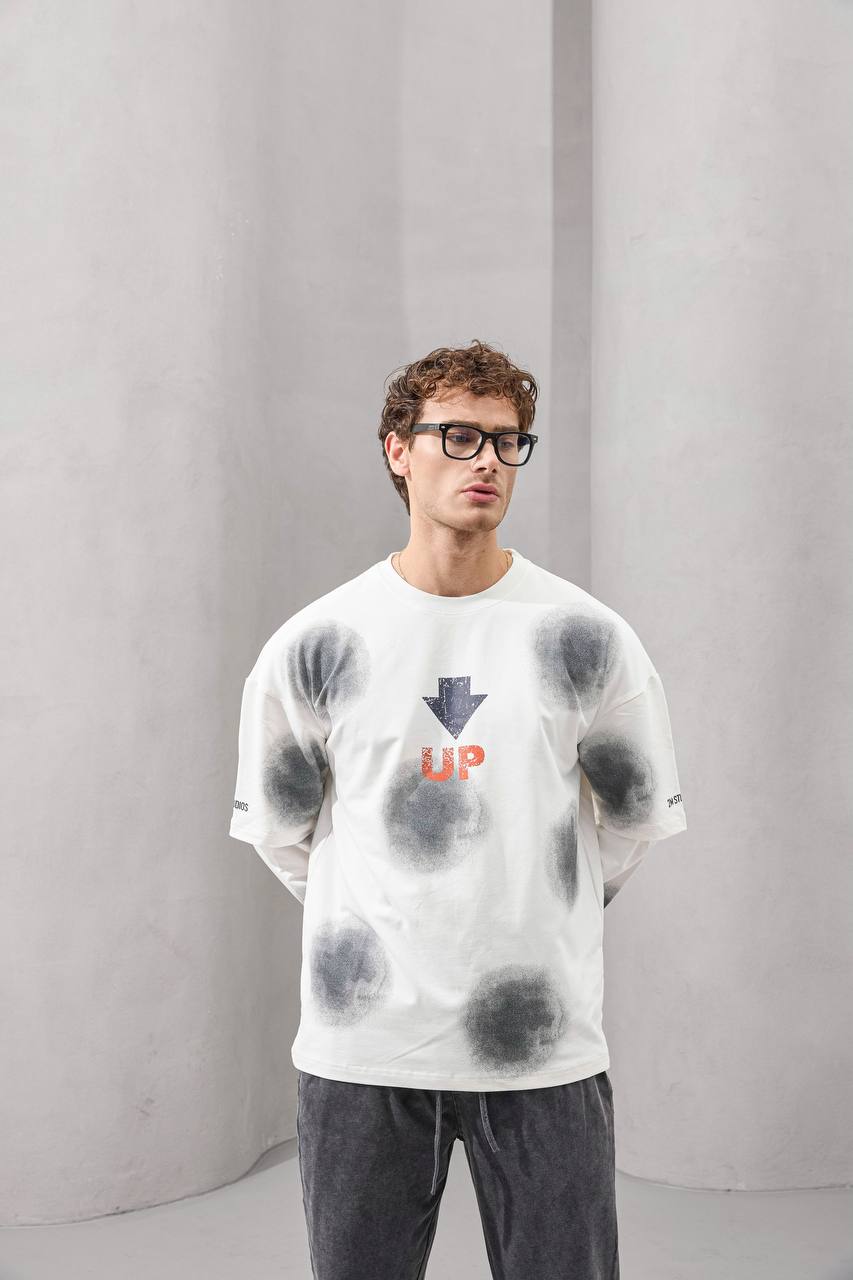 Outer Archive Spray-Effect Long Sleeve