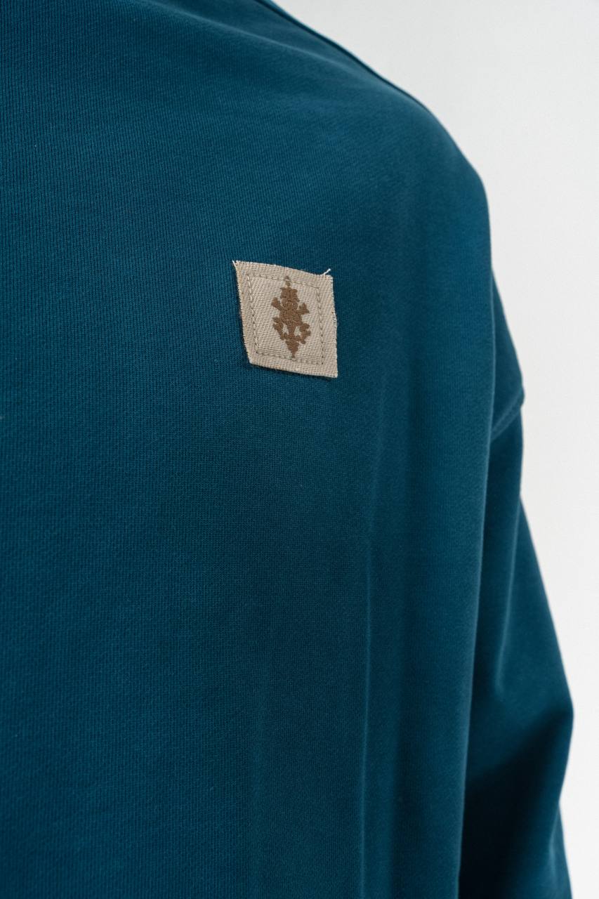 Artistic Patch Oversized Sweatshirt – Find Your Inner Center