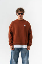 Artistic Patch Oversized Sweatshirt – Find Your Inner Center