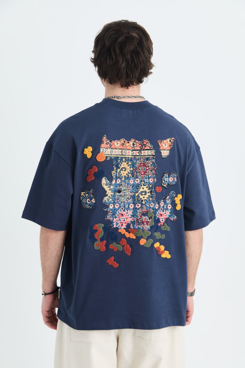 AUTHENTIC Embroidery Oversize Cotton Tee