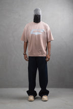 Oversize Cotton Tee – Creating New Roots Futuristic Print