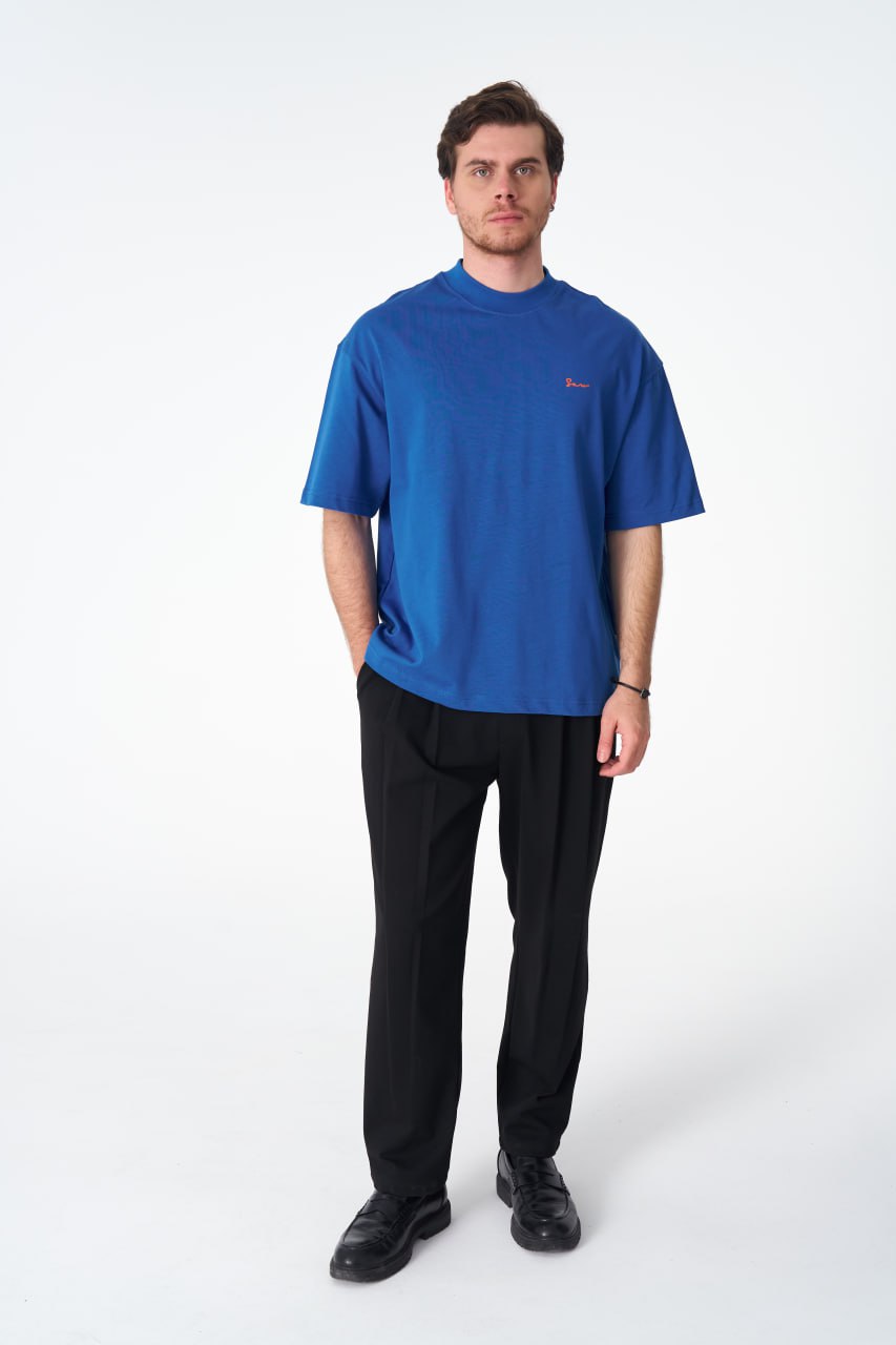 ERA Embroidered Oversize Washed Cotton Tee