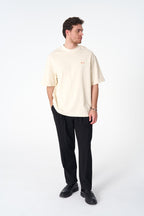ERA Embroidered Oversize Washed Cotton Tee