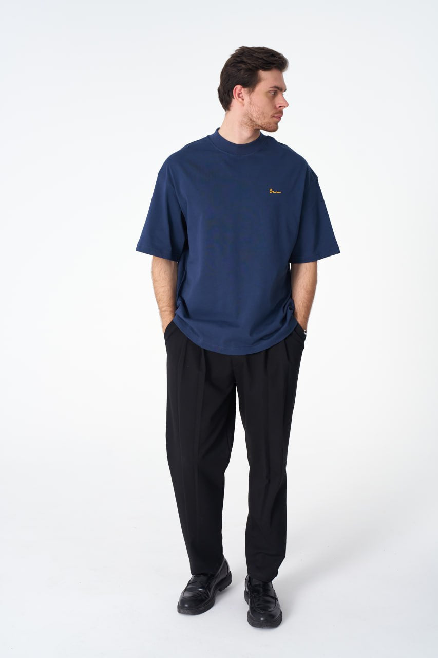 ERA Embroidered Oversize Washed Cotton Tee